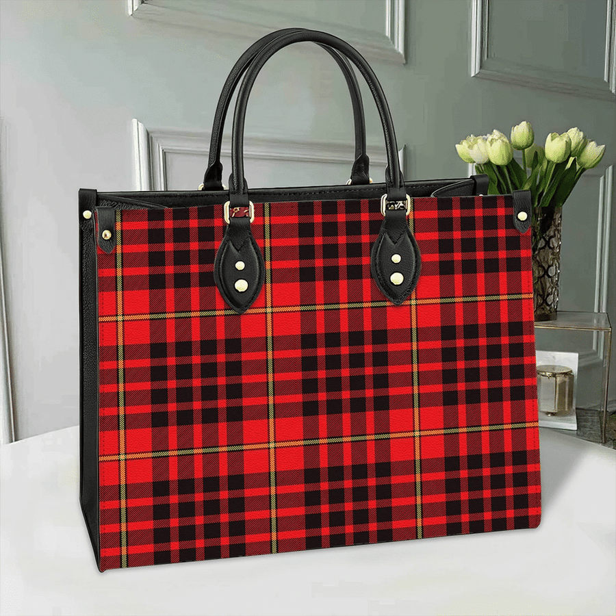 Clan MacIan Tartan Leather Bag