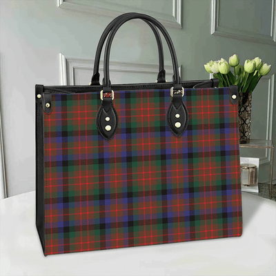 Clan MacDuff Hunting Modern Tartan Leather Bag