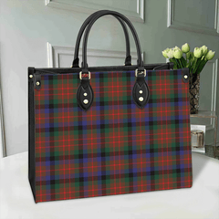 Clan MacDuff Hunting Modern Tartan Leather Bag KA25 Clan MacDuff Tartan Today   