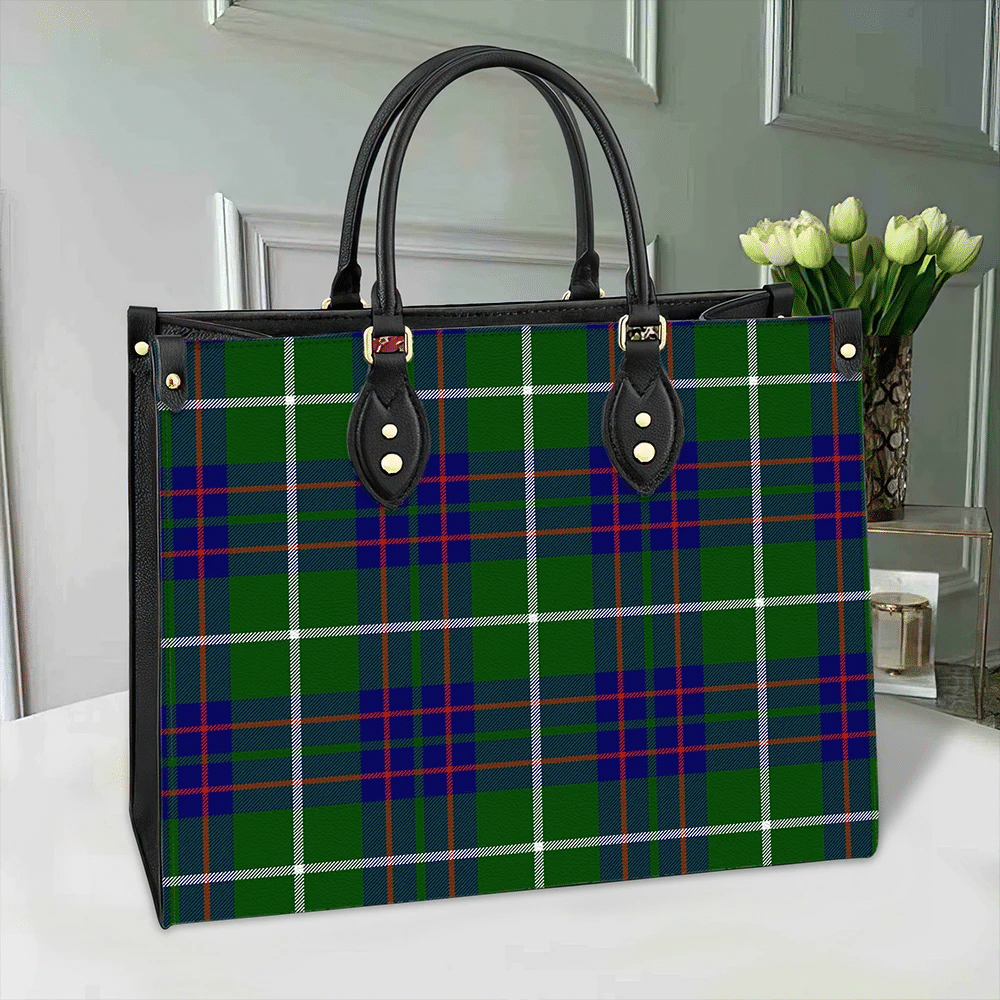 Clan MacIntyre Hunting Modern Tartan Leather Bag VY33 Clan MacIntyre Tartan Today   