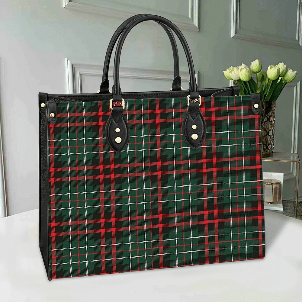 Clan MacDiarmid Modern Tartan Leather Bag YT17 Clan MacDiarmid Tartan Today   