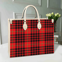 Clan MacIan Tartan Leather Bag IH77 Clan MacIan Tartan Today   