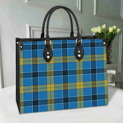 Clan Laing Tartan Leather Bag GL76 Clan Laing Tartan Today   