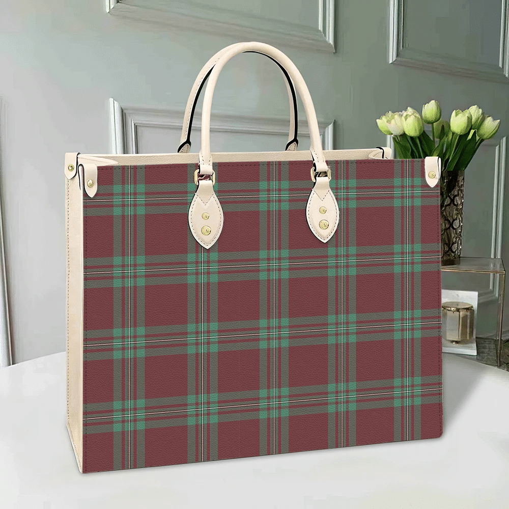 Clan MacGregor Hunting Ancient Tartan Leather Bag WA10 Clan MacGregor Tartan Today   