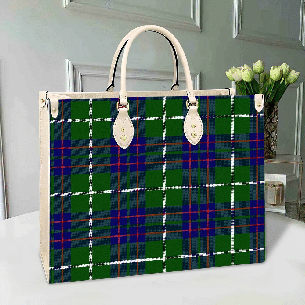 Clan MacIntyre Hunting Modern Tartan Leather Bag VY33 Clan MacIntyre Tartan Today   