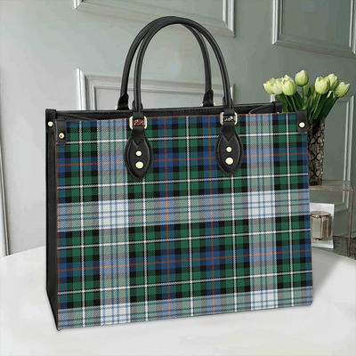 Clan MacKenzie Dress Ancient Tartan Leather Bag DJ79