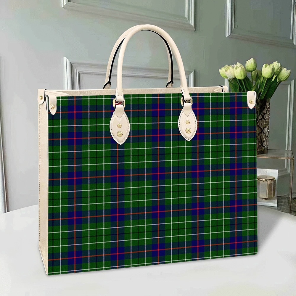 Clan Clan Duncan Modern Tartan Leather Bag SC37 Clan Duncan Tartan Today   