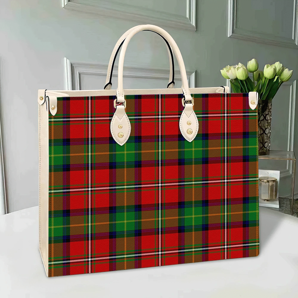 Clan Clan Boyd Modern Tartan Leather Bag LA15 Clan Boyd Tartan Today   
