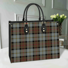 Clan MacLeod Of Harris Weathered Tartan Leather Bag WS33 Clan Borthwick Tartan Today   