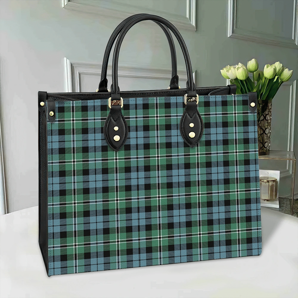 Clan Melville Tartan Leather Bag VW97 Clan Melville Tartan Today   