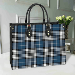Clan Napier Modern Tartan Leather Bag LS54 Clan Napier Tartan Today   