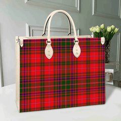 Clan MacDougall Modern Tartan Leather Bag OH23 Clan MacDougall Tartan Today   