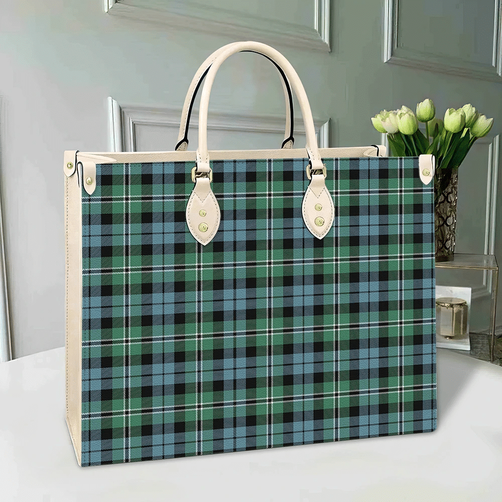 Clan Melville Tartan Leather Bag VW97 Clan Melville Tartan Today   