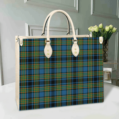 Clan Gillies Ancient Tartan Leather Bag BE62 Clan Gillies Tartan Today   