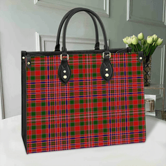Clan MacAlister Modern Tartan Leather Bag UH64 Clan MacAlister Tartan Today   