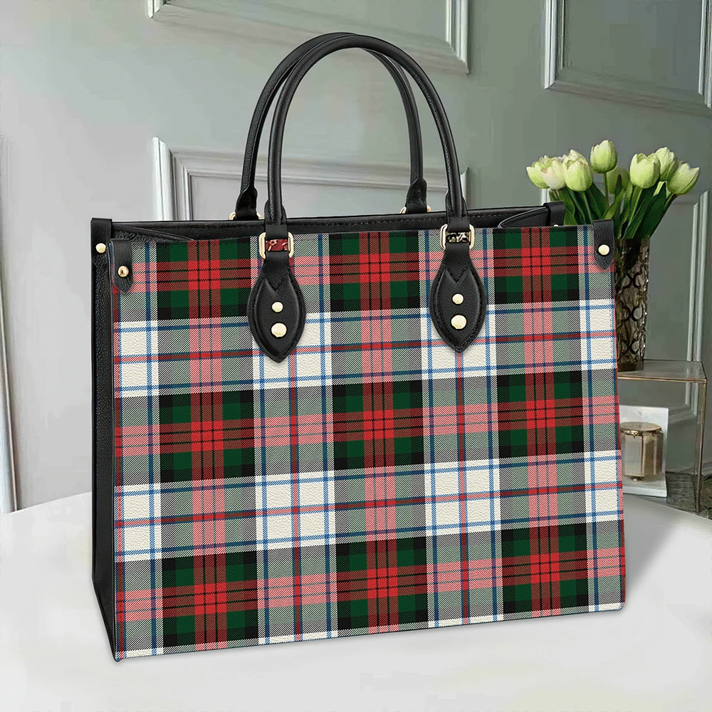 Clan MacDuff Dress Modern Tartan Leather Bag PD95 Clan MacDuff Tartan Today   