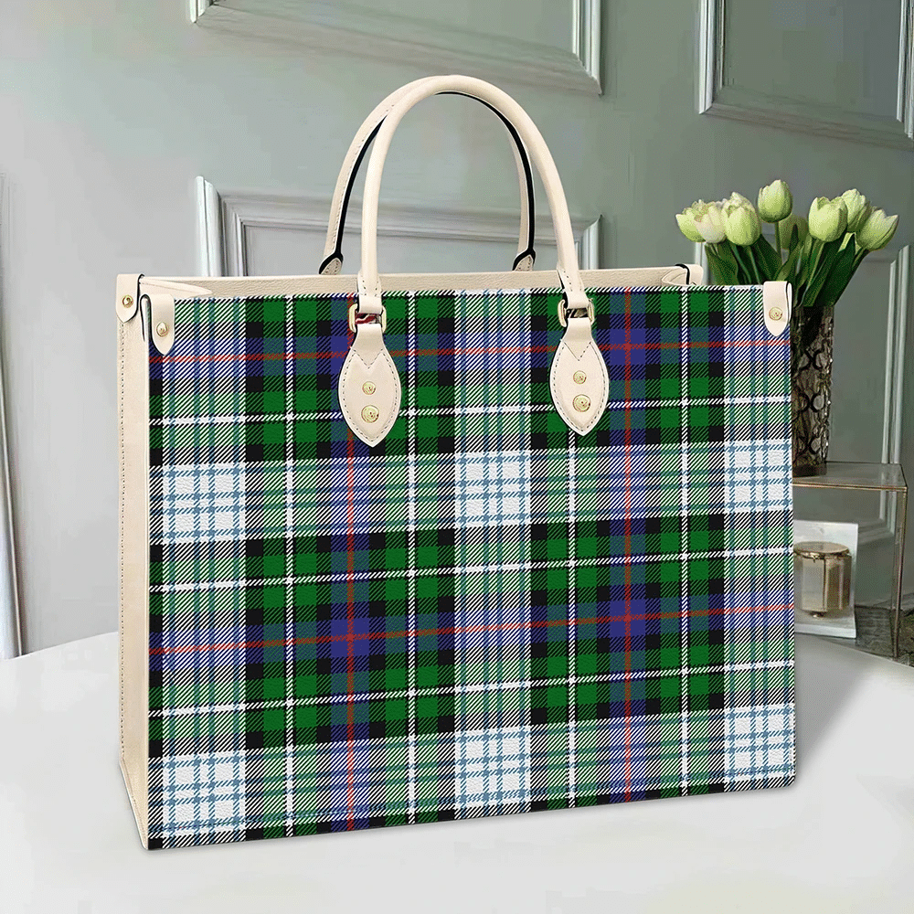 Clan MacKenzie Dress Modern Tartan Leather Bag WK40 Clan Borthwick Clan MacKenzie   