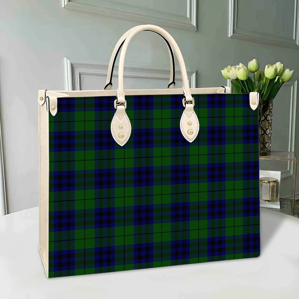 Clan Keith Modern Tartan Leather Bag RI72 Clan Keith Tartan Today   