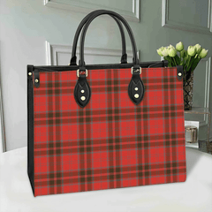 Clan Grant Weathered Tartan Leather Bag IP79 Clan Grant Tartan Today   
