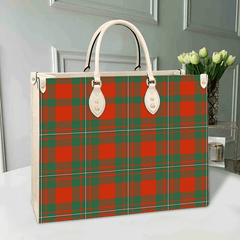 Clan MacGregor Ancient Tartan Leather Bag QC77 Clan MacGregor Tartan Today   