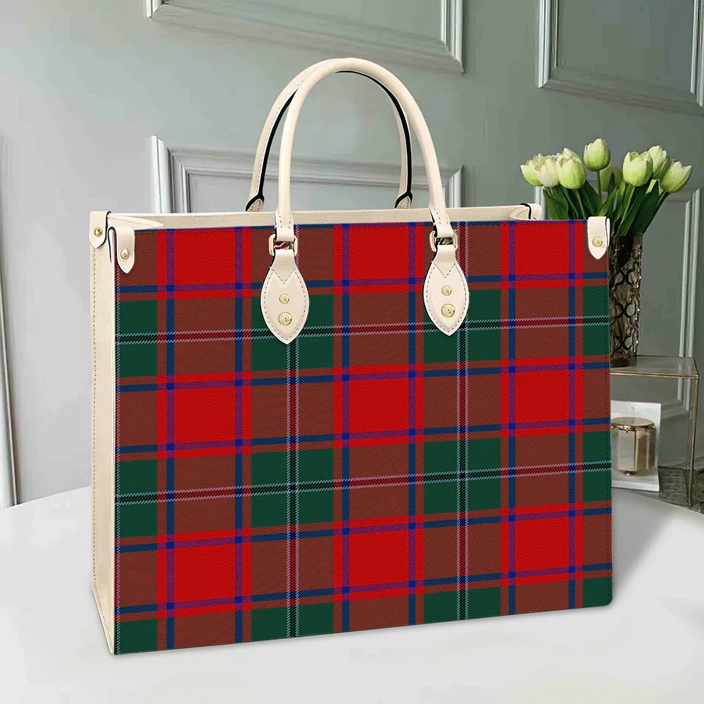 Clan MacPhail Tartan Leather Bag LZ89 Clan MacPhail Tartan Today   