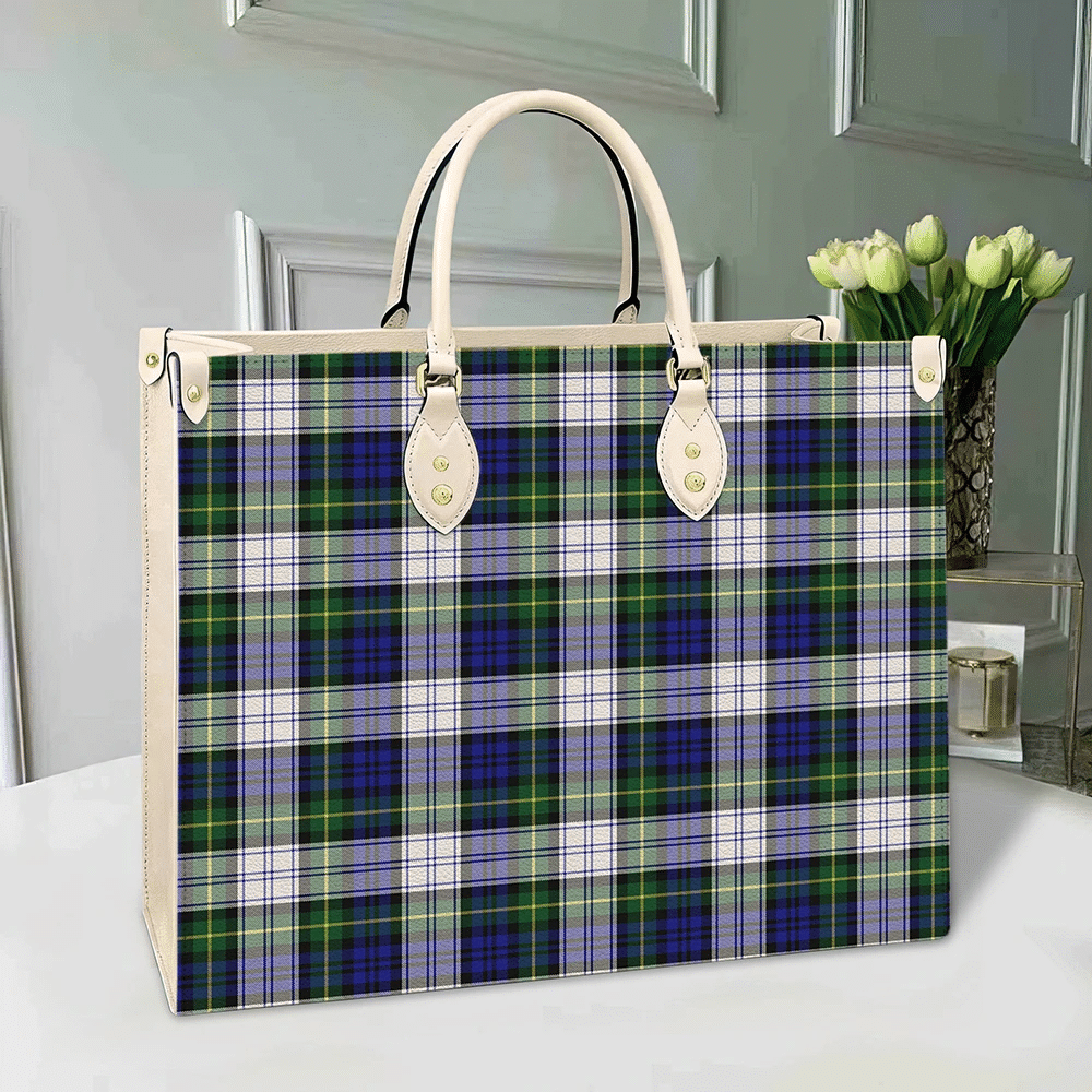 Clan Gordon Dress Modern Tartan Leather Bag EE64 Clan Gordon Tartan Today   