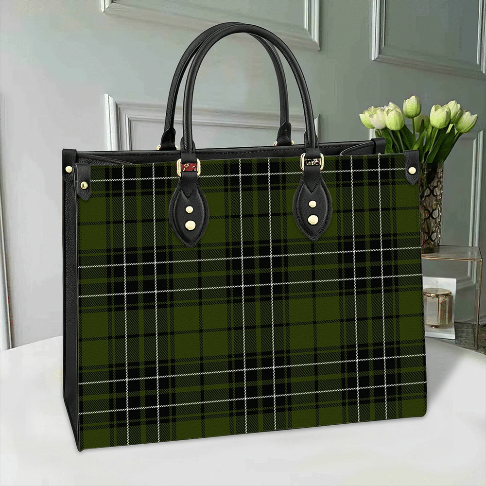 Clan MacLean Hunting Ancient Tartan Leather Bag HA53 Clan Borthwick Tartan Today   