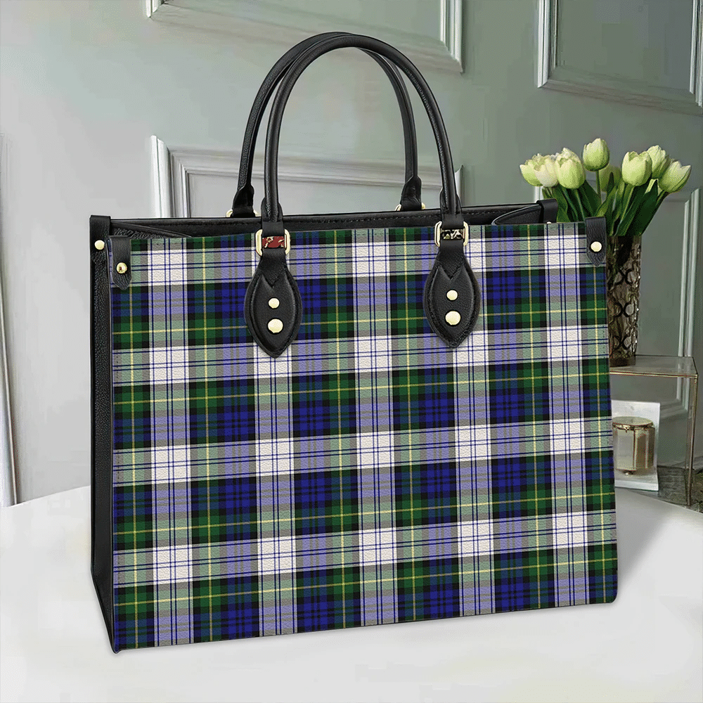 Clan Gordon Dress Modern Tartan Leather Bag EE64 Clan Gordon Tartan Today   