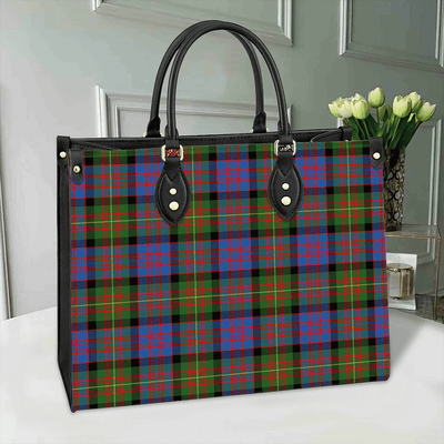 Clan Carnegie Ancient Tartan Leather Bag XY47