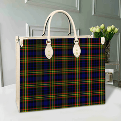 Clan MacLellan Modern Tartan Leather Bag KJ82 Clan Borthwick Tartan Today   