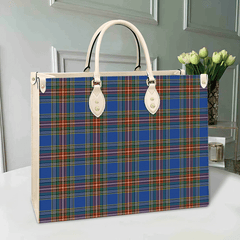 Clan MacBeth Ancient Tartan Leather Bag NG85 Clan MacBeth Tartan Today   