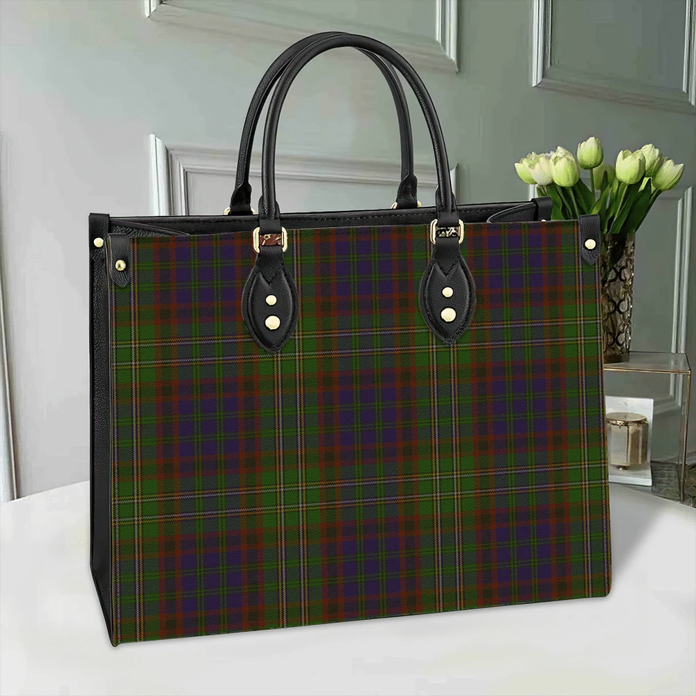 Clan Cunningham Hunting Modern Tartan Leather Bag SG88 Clan Cunningham Tartan Today   