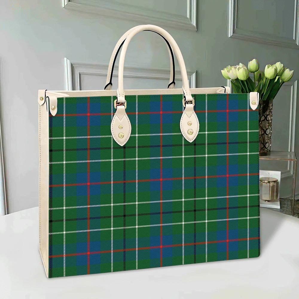 Clan Duncan Ancient Tartan Leather Bag VH11 Clan Duncan Tartan Today   