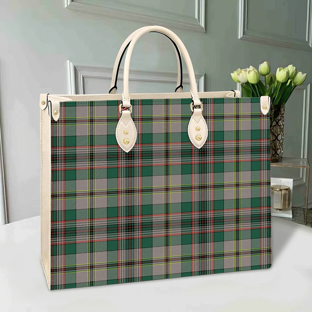 Clan Craig Ancient Tartan Leather Bag VN24 Clan Craig Tartan Today   
