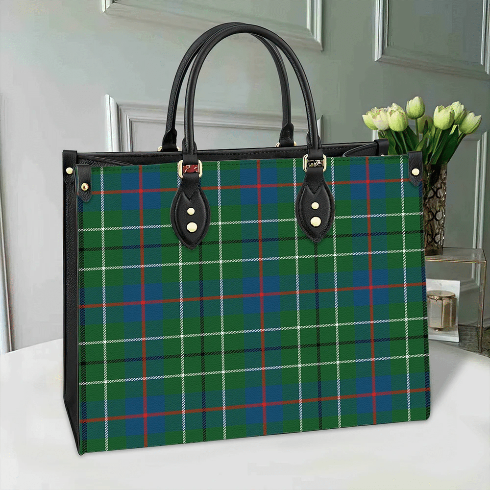 Clan Duncan Ancient Tartan Leather Bag VH11 Clan Duncan Tartan Today   
