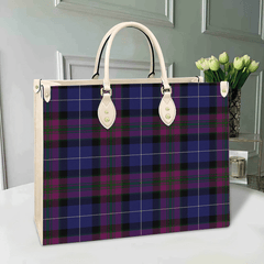 Clan Pride Of Scotland Tartan Leather Bag SH16 Clan Borthwick Tartan Today   