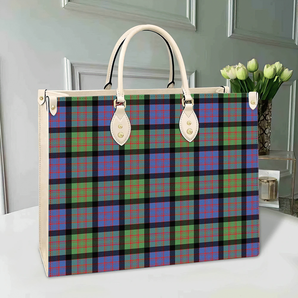 Clan MacDonald Ancient Tartan Leather Bag XM79 Clan MacDonald Tartan Today   