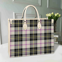 Clan MacPherson Dress Ancient Tartan Leather Bag BG22 Clan MacPherson Tartan Today   