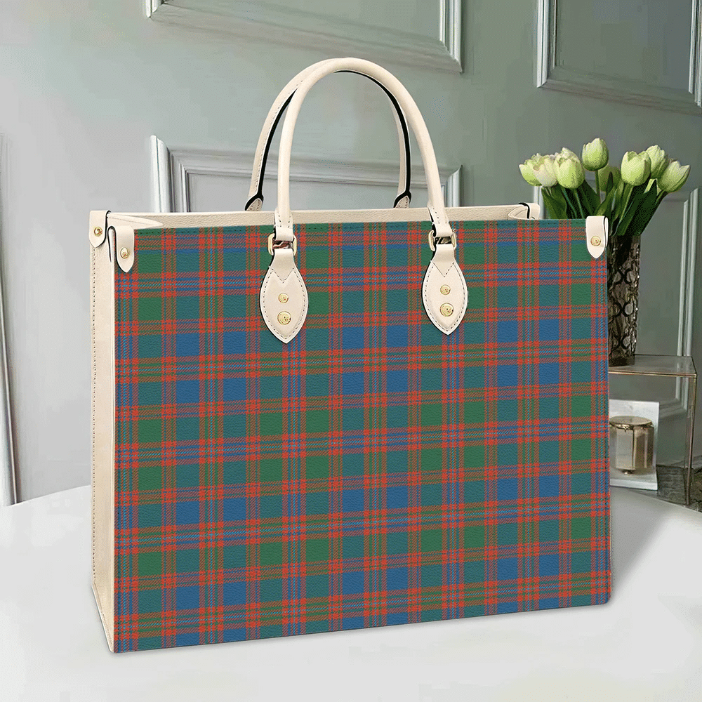 Clan MacIntyre Ancient Tartan Leather Bag MA54 Clan MacIntyre Tartan Today   