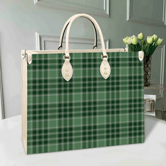 Clan MacDonald Lord Of The Isles Hunting Tartan Leather Bag VS65 Clan MacDonald Tartan Today   