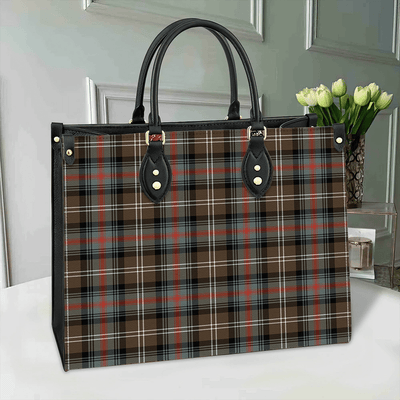 Clan Sutherland Weathered Tartan Leather Bag PK65