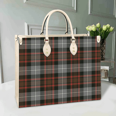 Clan MacRae Hunting Weathered Tartan Leather Bag CP51 Clan MacRae Tartan Today   