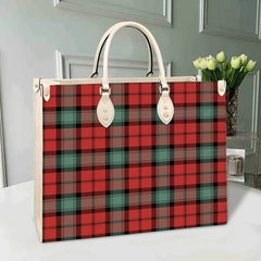 Clan Kerr Ancient Tartan Leather Bag BM76 Clan Kerr Tartan Today   