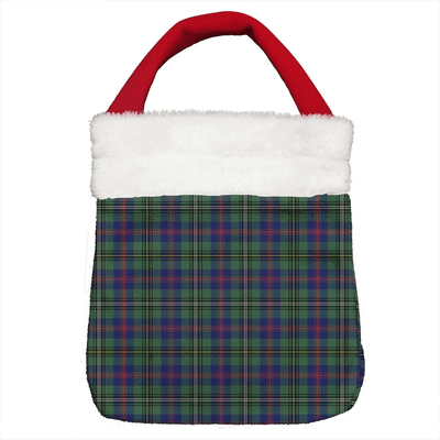 Clan Wood Modern Tartan Christmas Gift Bag