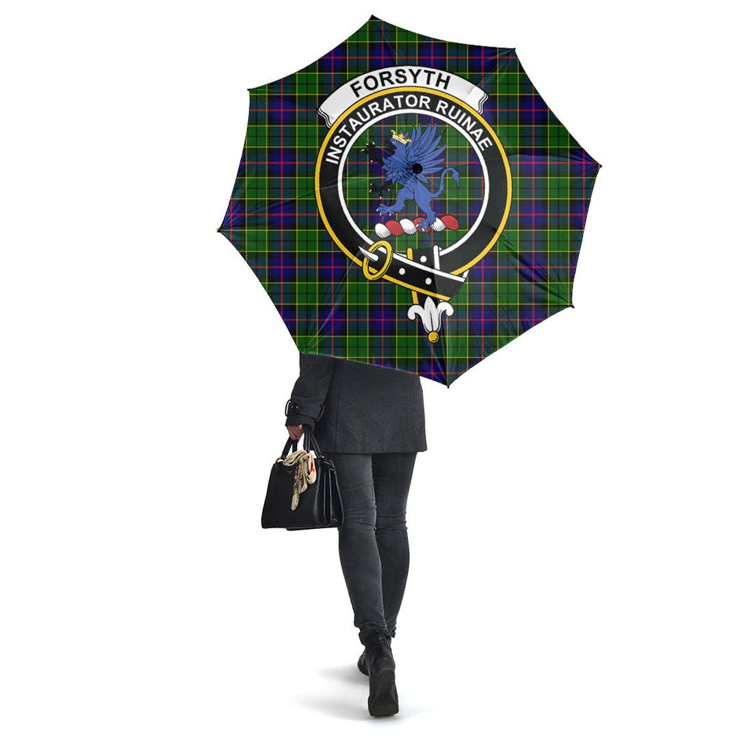 Clan Forsyth Modern Tartan Crest Umbrella IL79 Clan Forsyth Tartan Today   