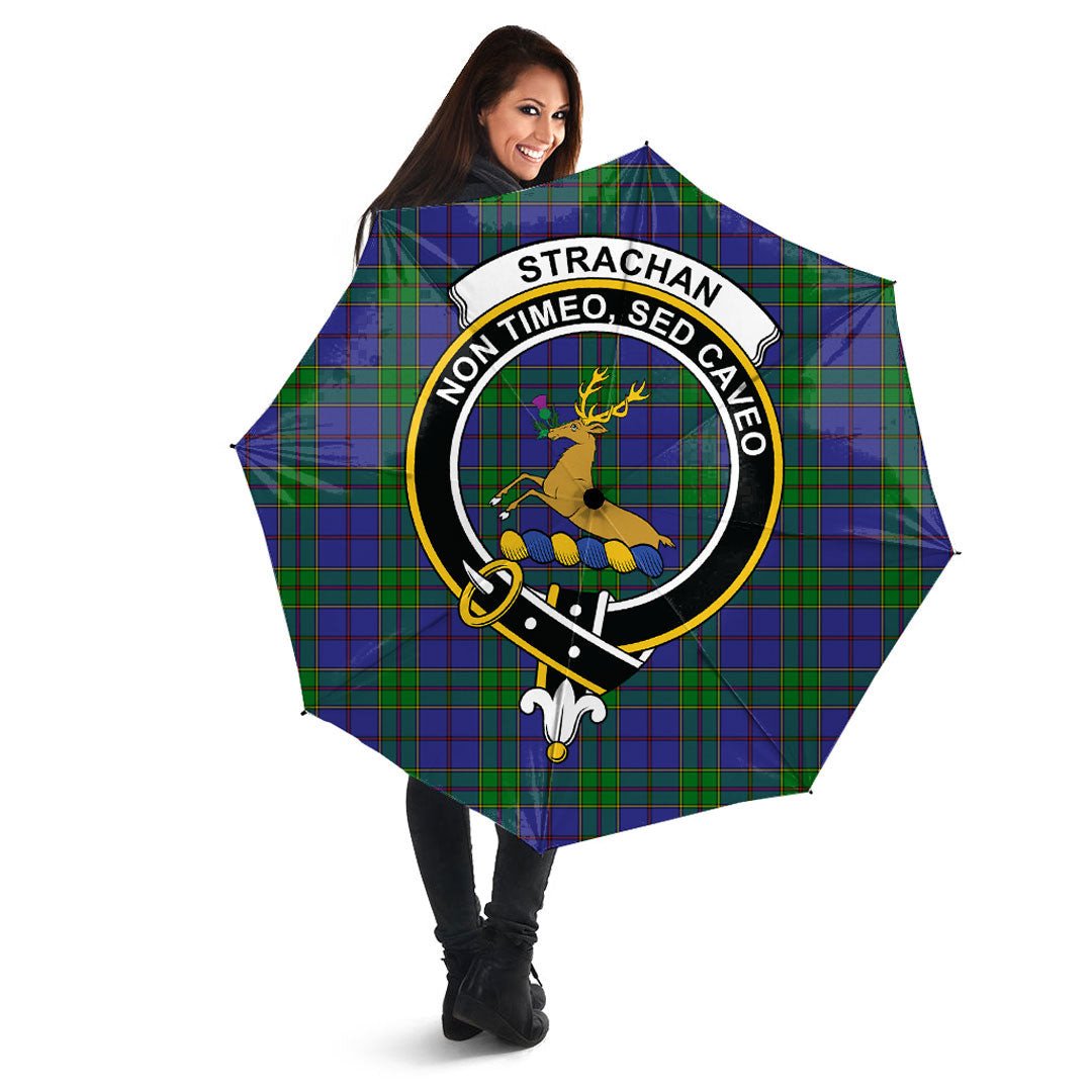 Clan Strachan Tartan Crest Umbrella OR58 Clan Strachan Tartan Today   