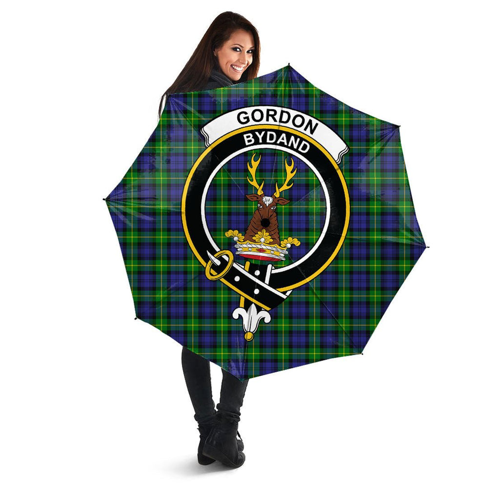 Clan Gordon Modern Tartan Crest Umbrella EP38 Clan Gordon Tartan Today   