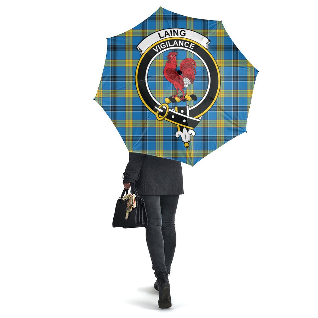 Clan Laing Tartan Crest Umbrella HS73 Clan Laing Tartan Today   