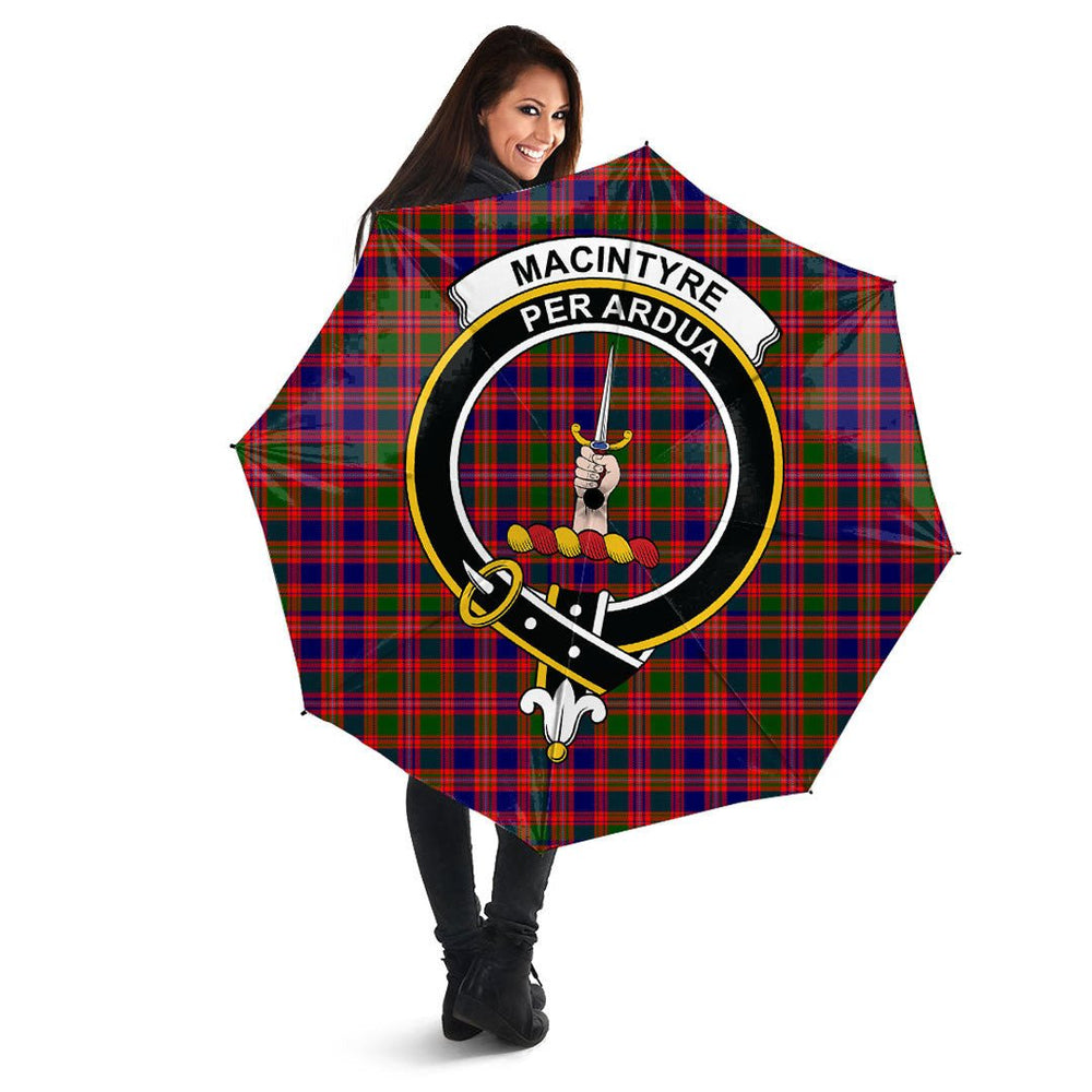 Clan MacIntyre Modern Tartan Crest Umbrella PO50 Clan MacIntyre Tartan Today   