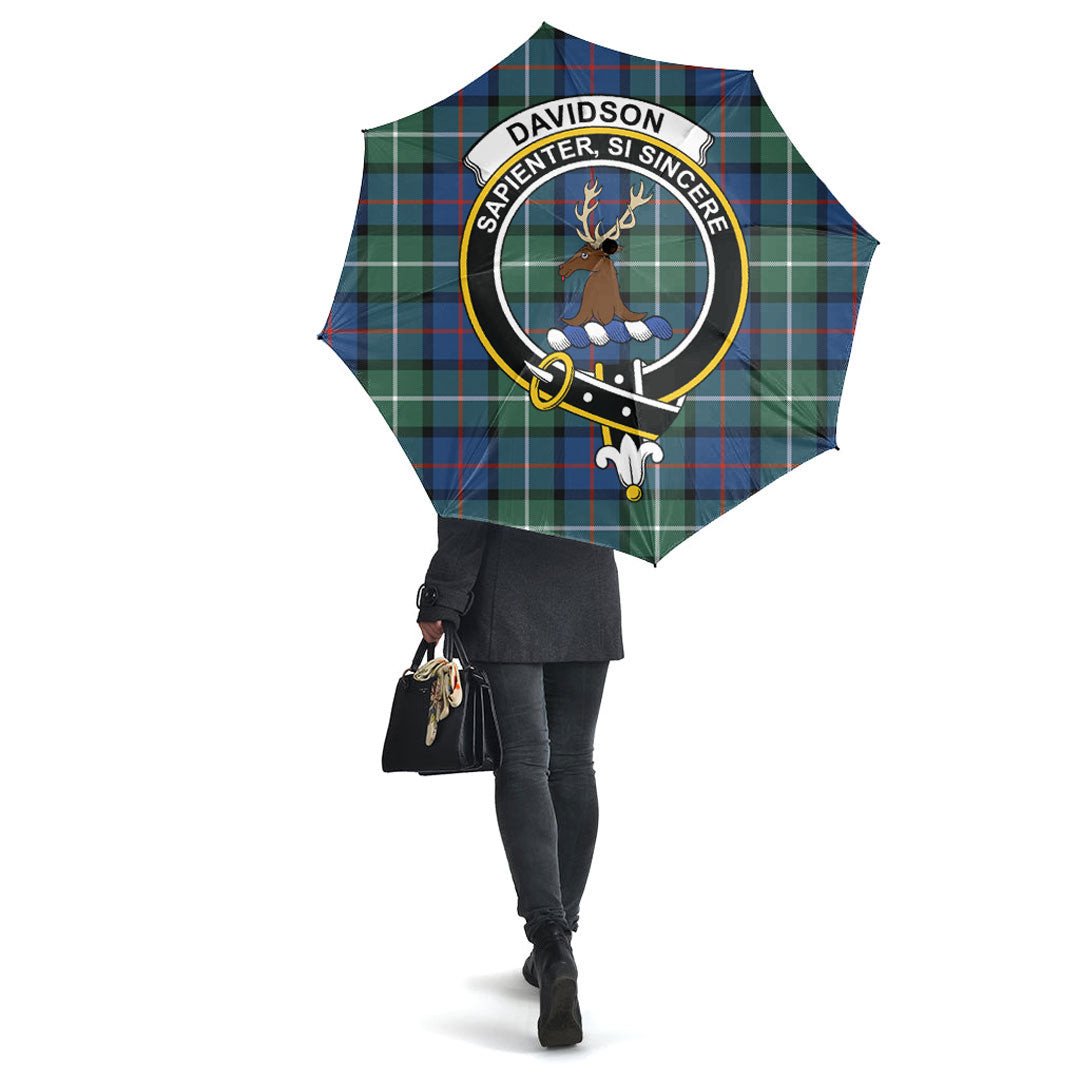 Clan Davidson of Tulloch Tartan Crest Umbrella UH32 Clan Davidson Tartan Today   